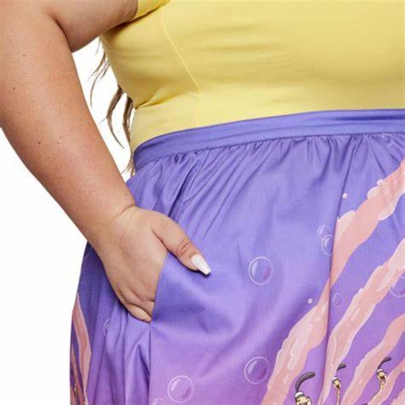 NWT Stitch Shoppe Beauty & the Beast Be Our Guest Sandy Skirt & pin Size 1XL - Picture 4 of 7